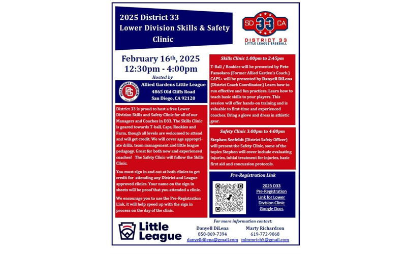 lower Division Coaches clinic